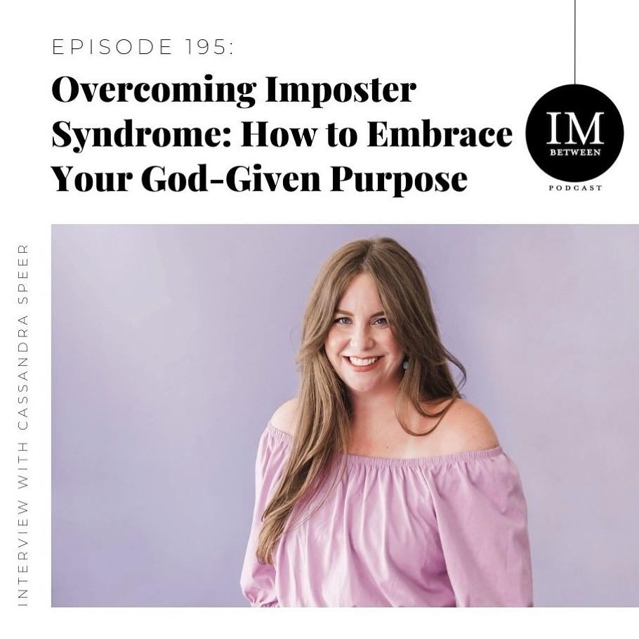 Ever feel like an imposter in your own life? @cassandralspeer shares her struggles with imposter syndrome. On episode 195 of the IMbetween Podcast, we delved into how these feelings of inadequacy can actually highlight our humility and dependence on God. It’s a poignant reminder that feeling unqualified doesn’t disqualify us from our purpose—it can be a step towards it.

Listen wherever you get your podcasts or at https://imbetween.org/epsiode195/